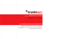 Desktop Screenshot of ksbk-dev.krankikom.de